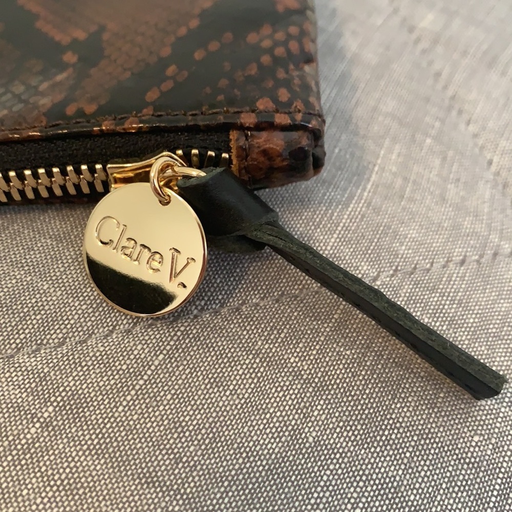 Clare V. Limited Edition Python Clutch - image 4